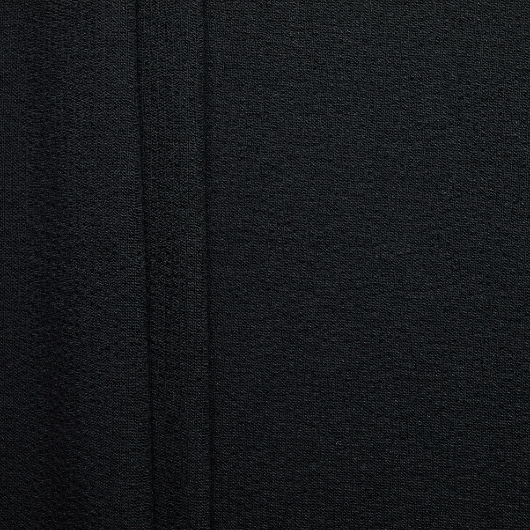 Japanese Cotton Seersucker - Black