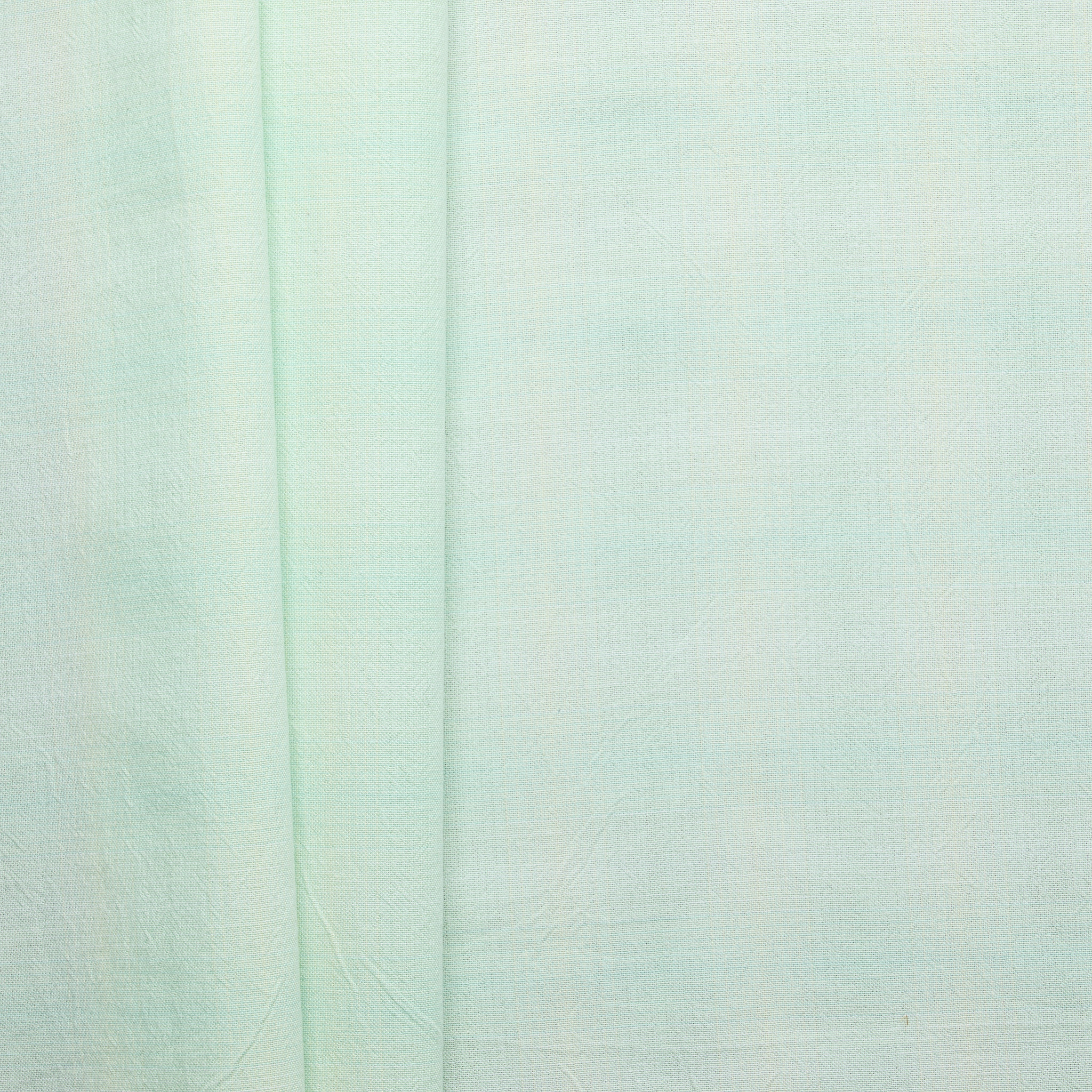Hazey Check Textured Cotton - Mint