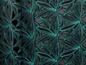Ivy Cutout Embroidery - Green