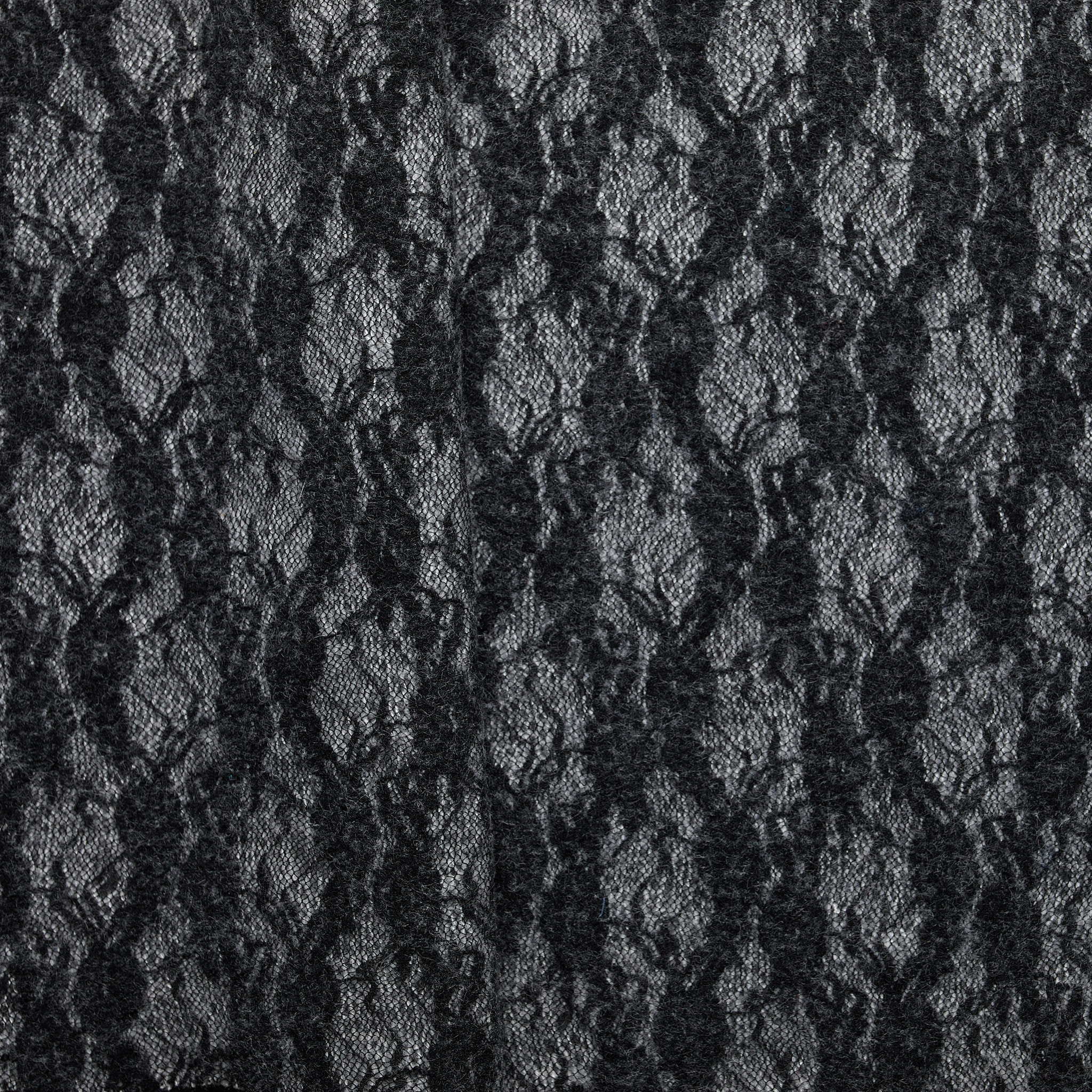 Reversible Winter Lace Knit - Charcoal