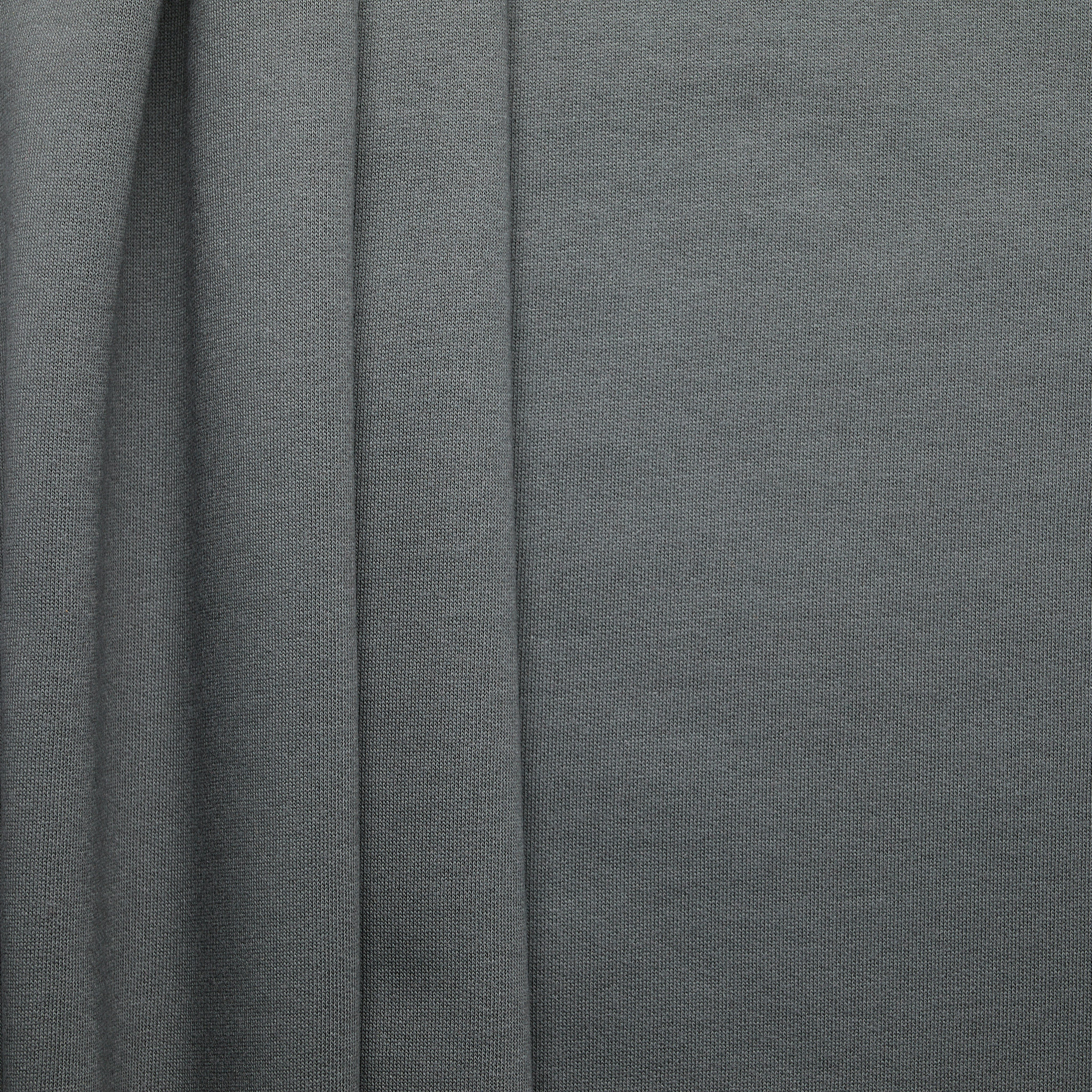 Wool Cotton Brushed Terry - Grey