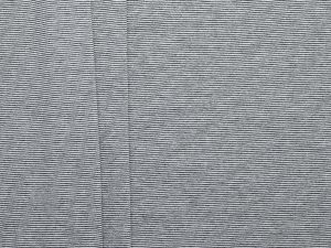 100% Cotton Pinstripe Jersey - Grey