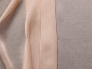 100% Silk Chiffon - Beige