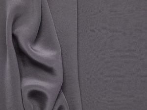 100% Silk Crepe de Chine - Charcoal