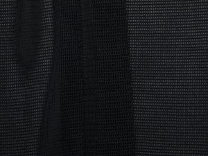 Cotton Grid Mesh - Black
