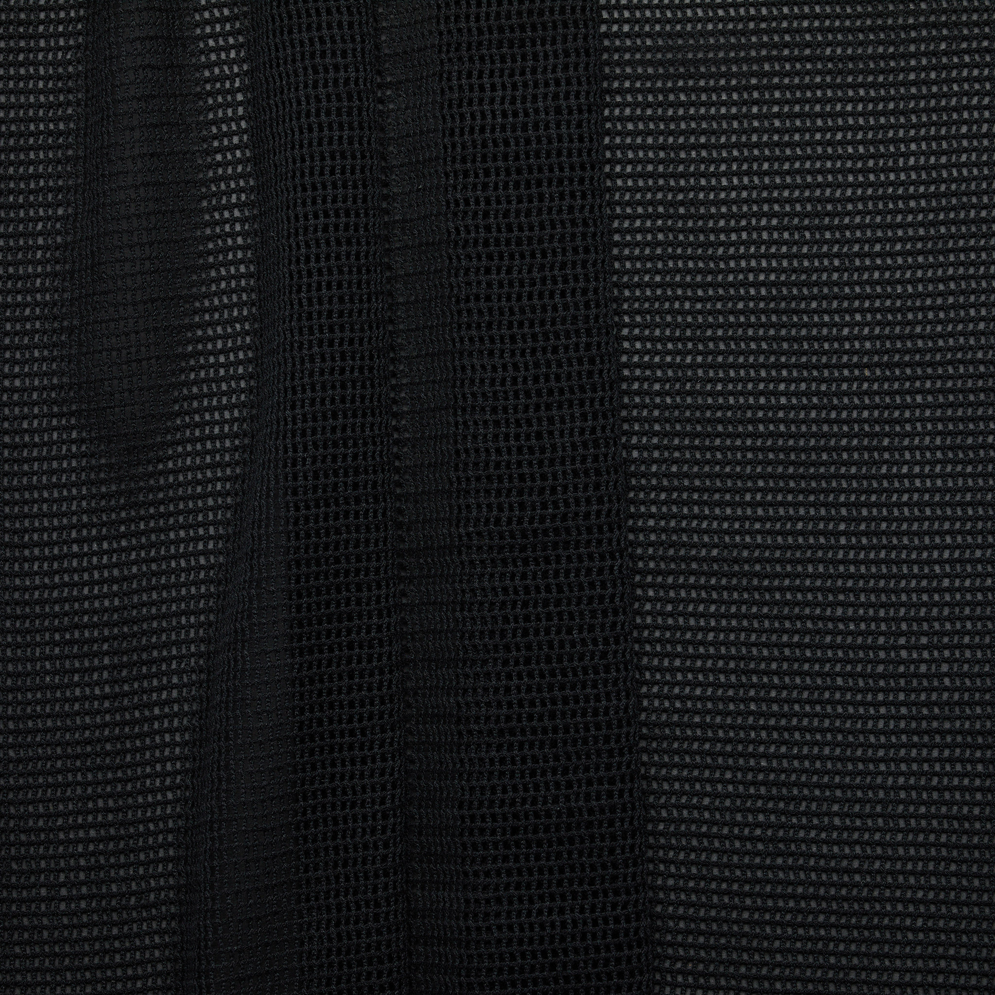 Cotton Grid Mesh - Black