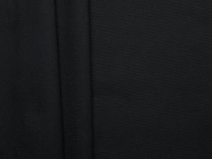 Thick Cotton Stretch Plain - Black
