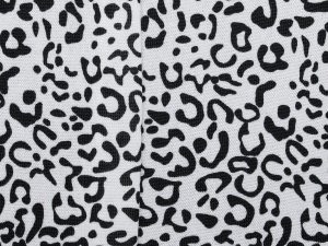 Lash Leopard Knit - Black/ White