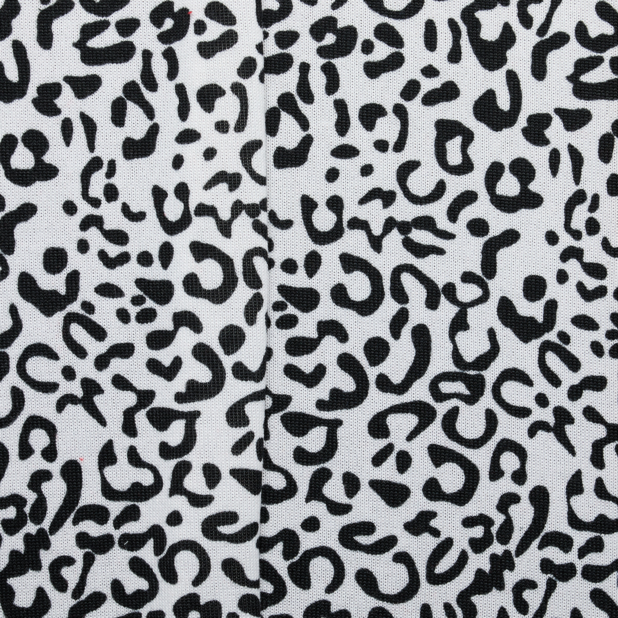 Lash Leopard Knit - Black/ White