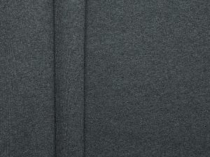 Cotton Elastane 2x1 Ribbing - Charcoal Marle
