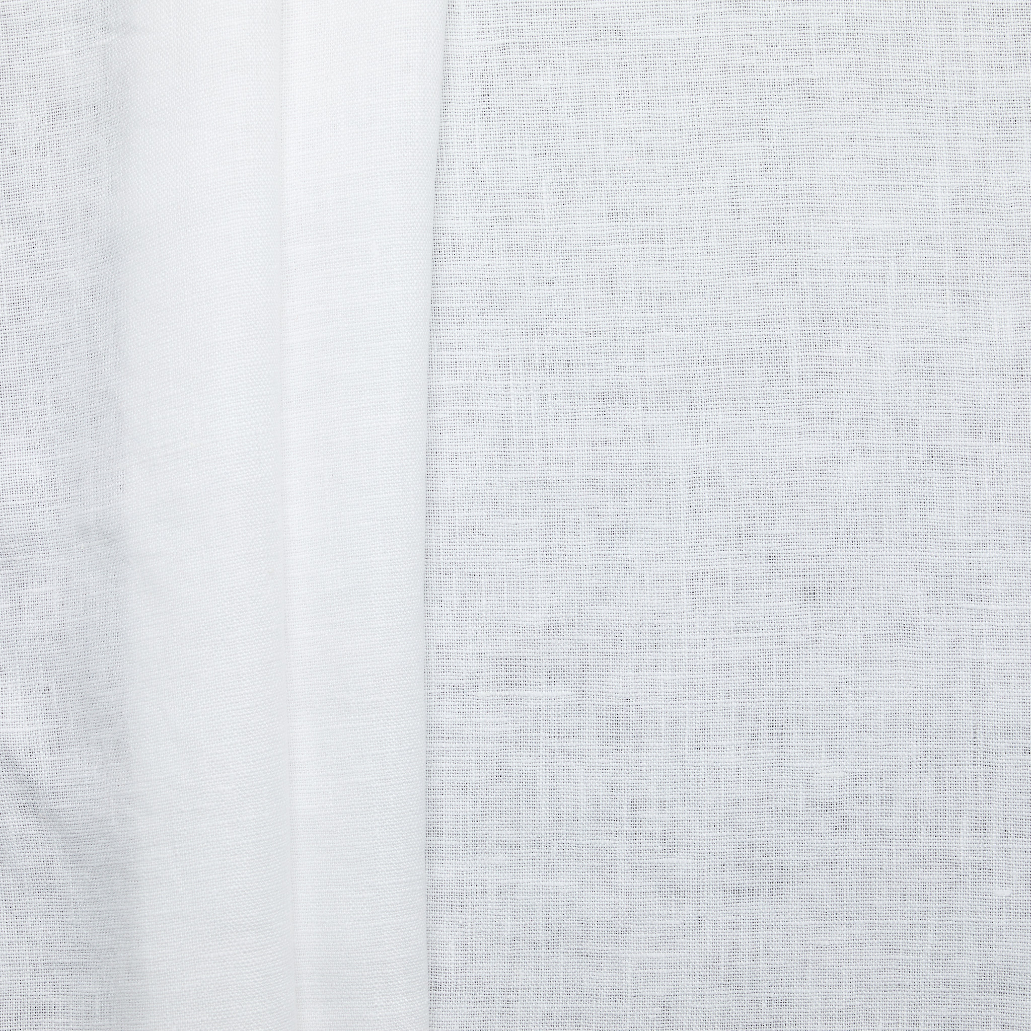 100% Linen - White