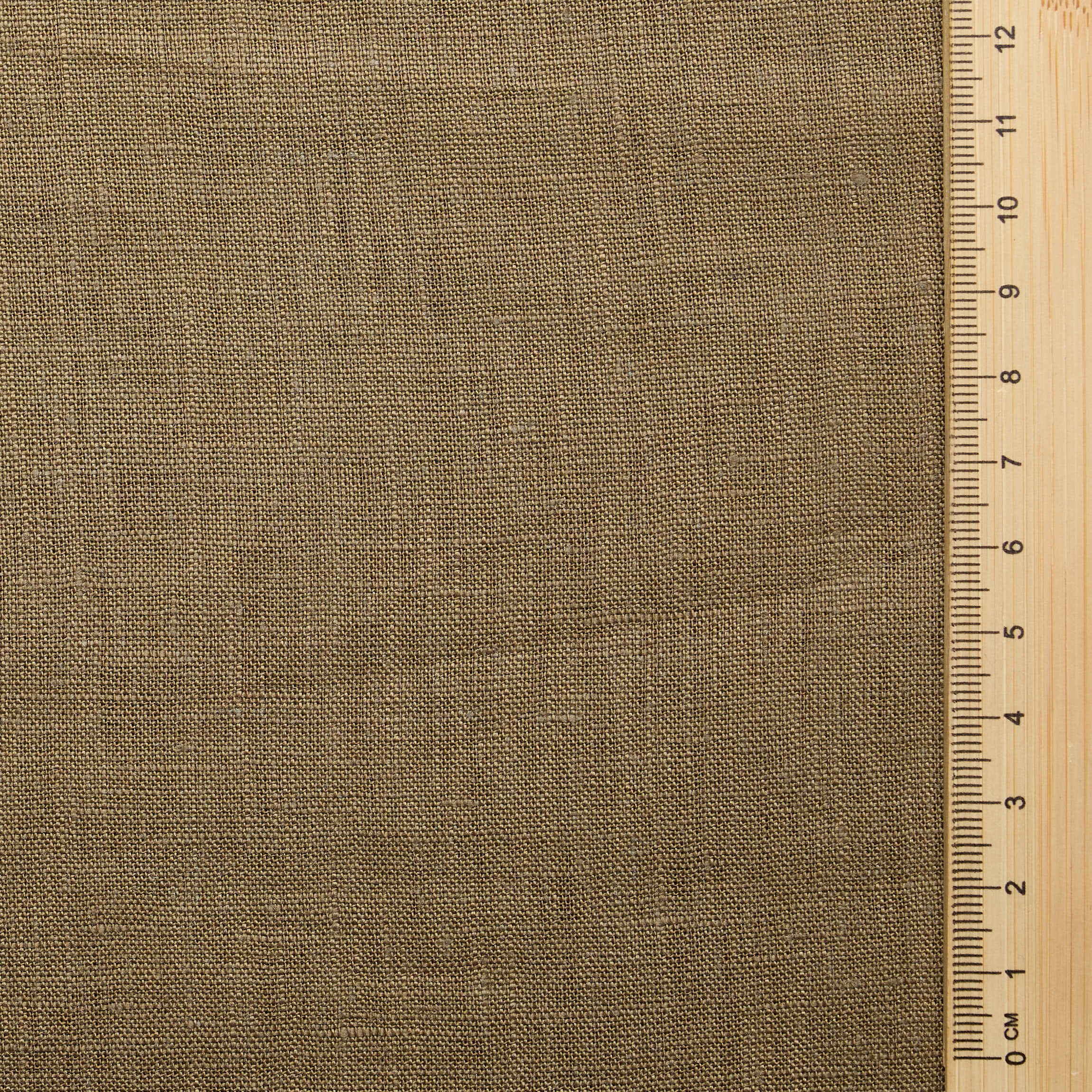 100 Linen Plain Weave Tan Circular Sourcing 