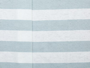 Japanese Stripe Cotton Jersey - Pale Blue/ White
