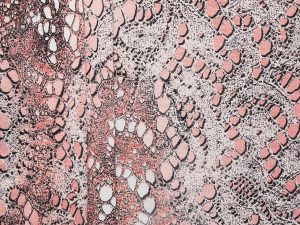 Snake Print Jersey - Pink