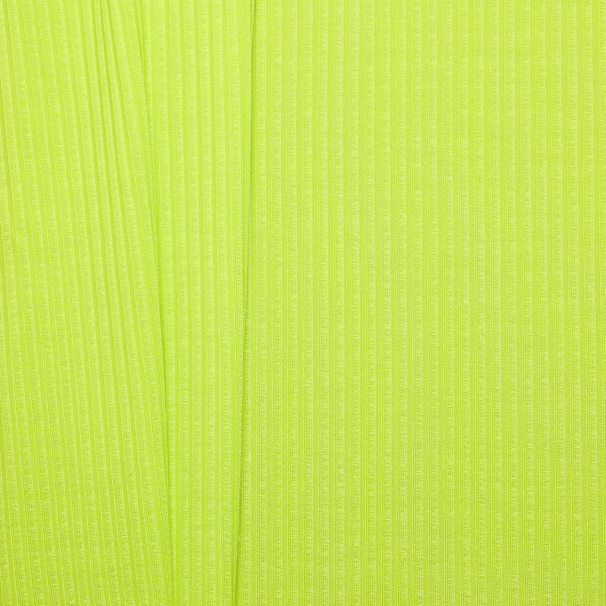 5x3 Bright Wide Rib - Acid Green