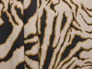 Cotton Print - Beige/ Black