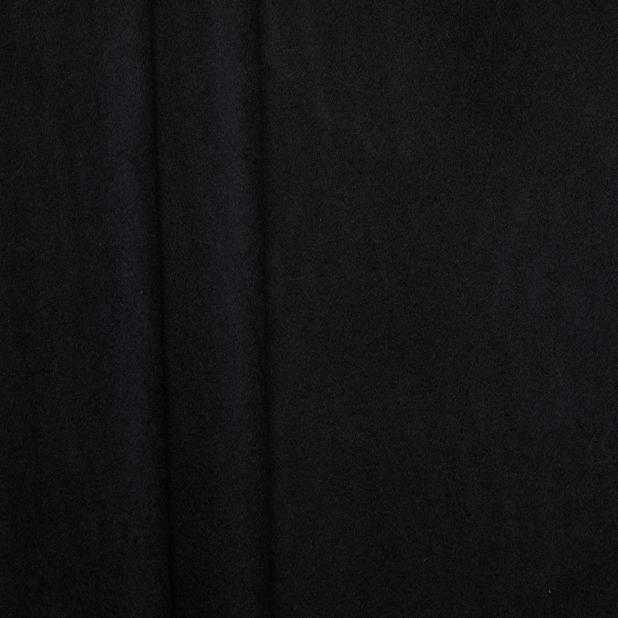 Cashmere Wool Blend Coating - Black