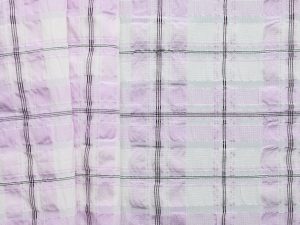 Cotton-rich Check - Lavender