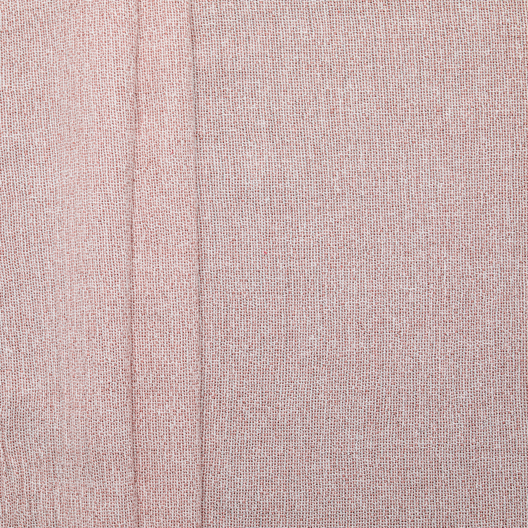 Linen Blend Stripe Crinkle Woven - Brick