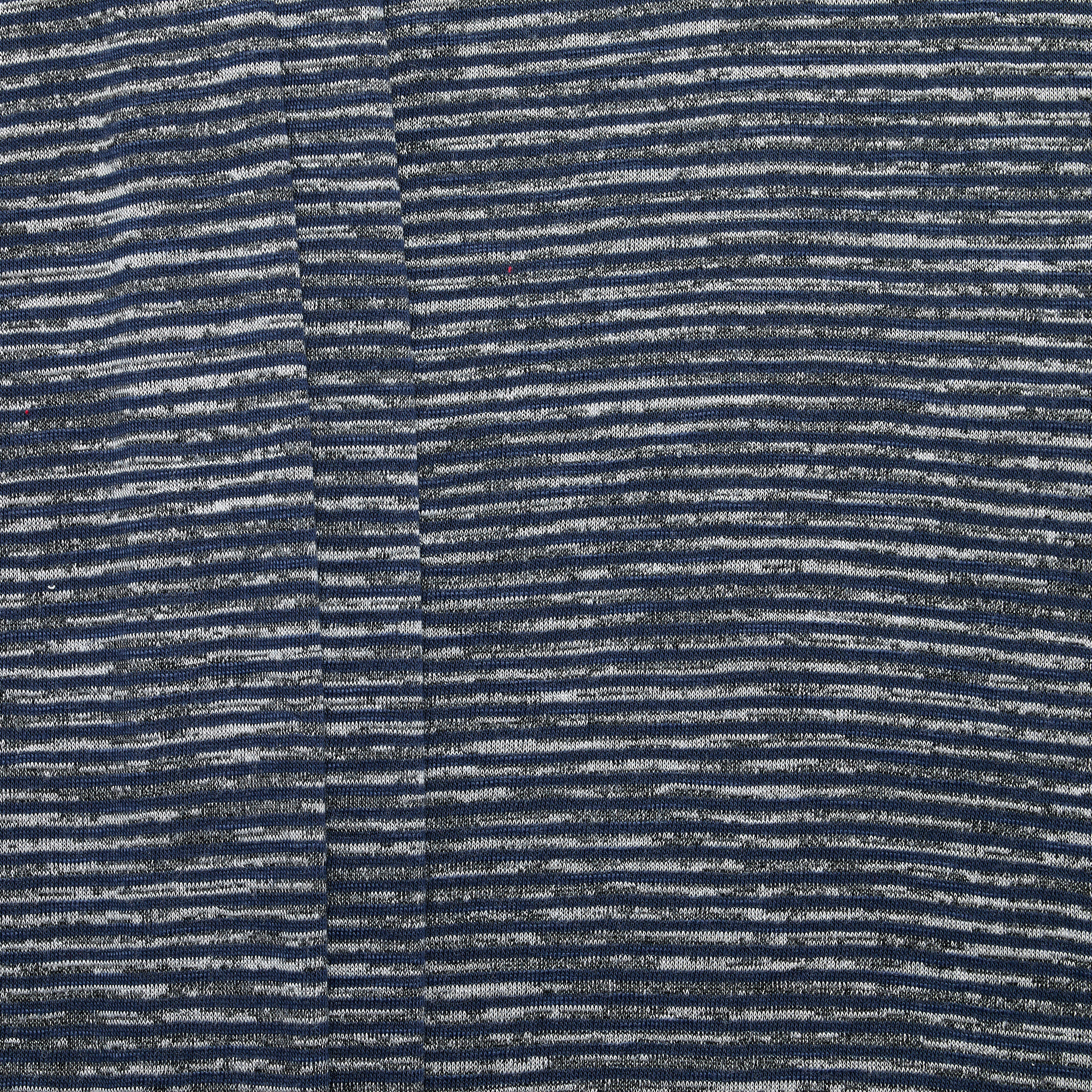 August Fever Melange Stripe Jersey - Ink Navy