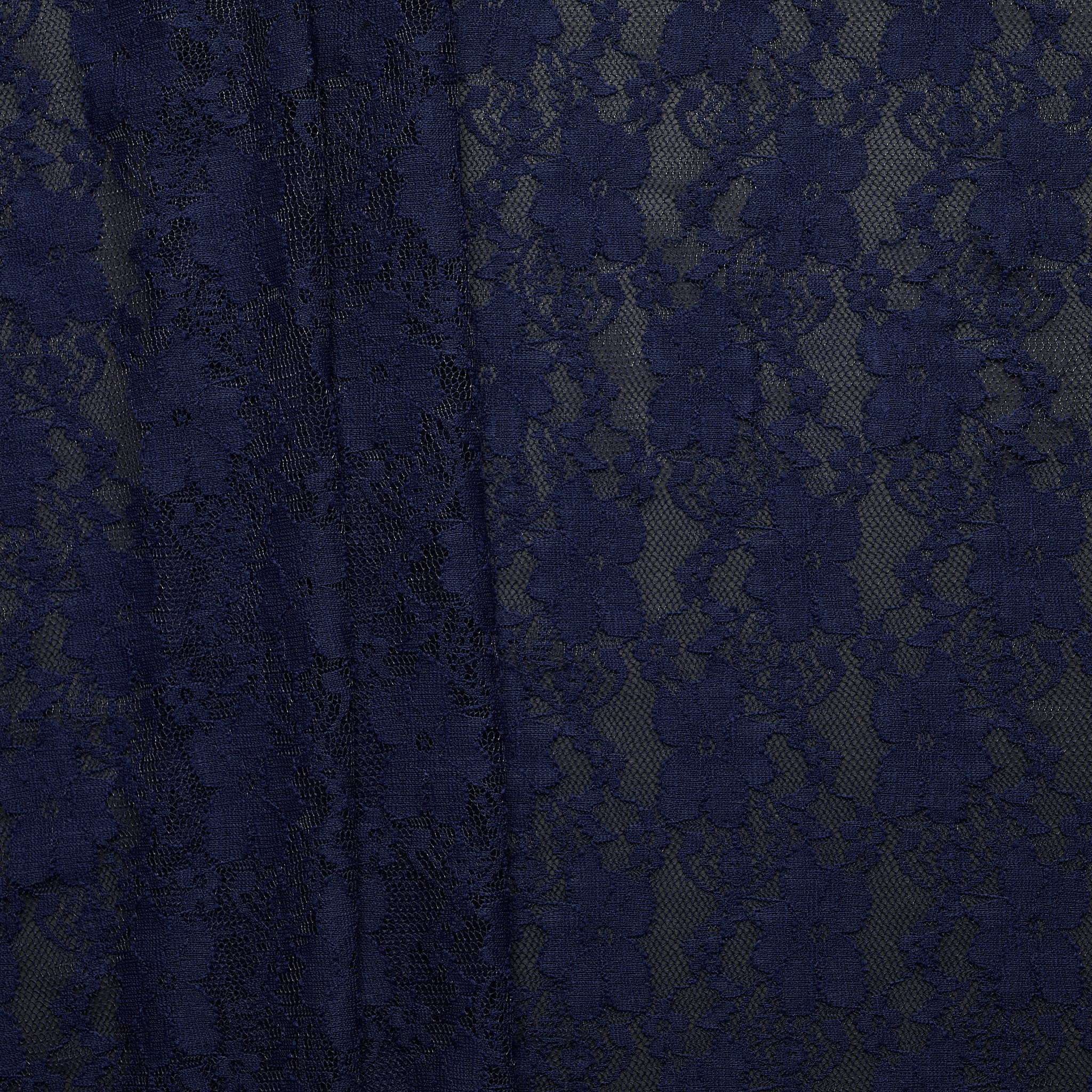 Gazelle Floral Stretch Lace - Navy