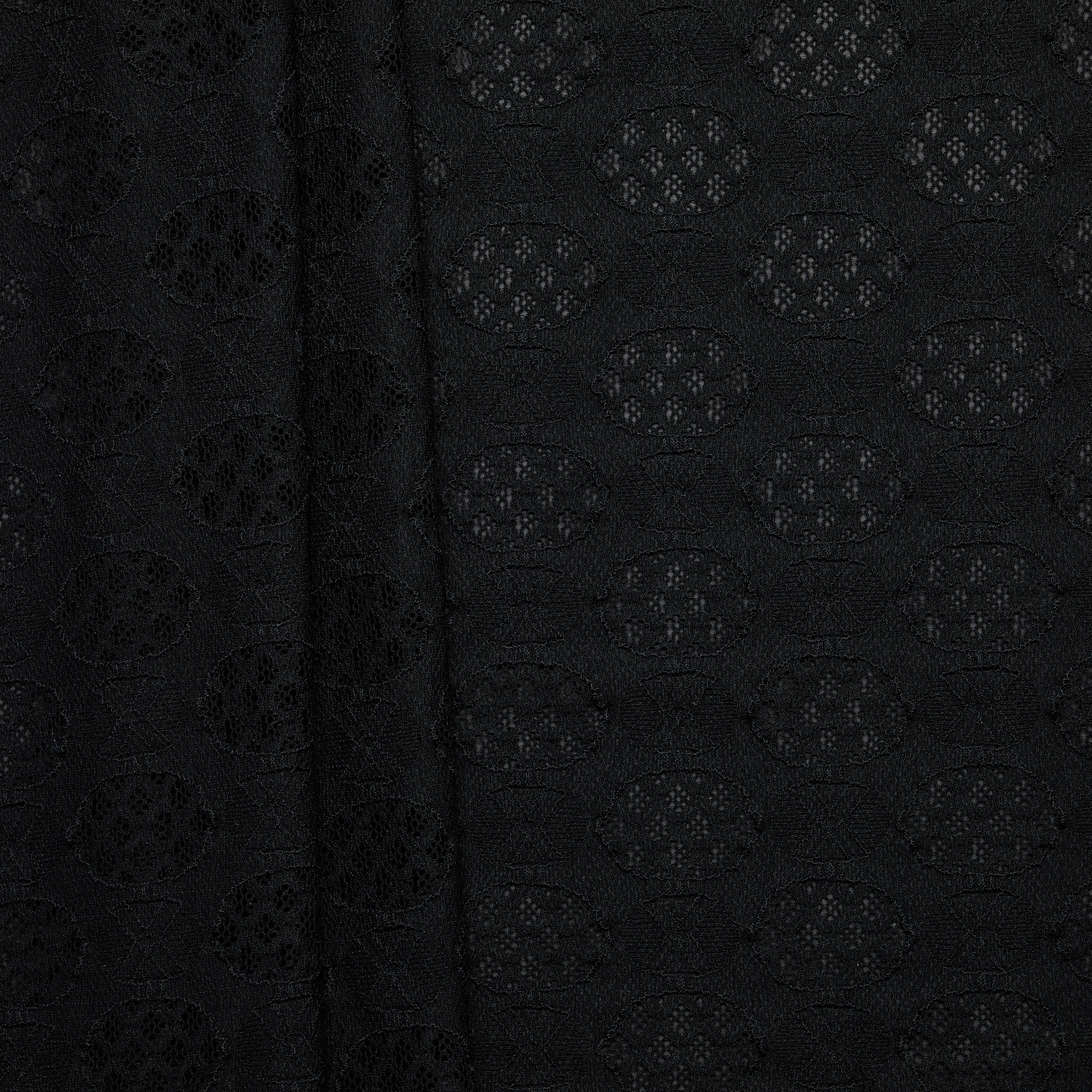 Olga Stretch Lace - Black