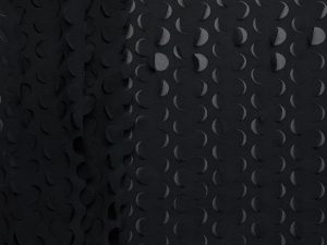 Punchout Georgette - Black