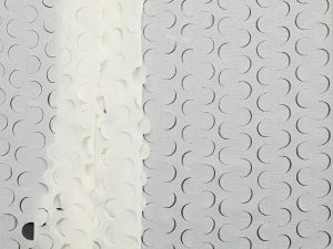 Punchout Georgette - Cream