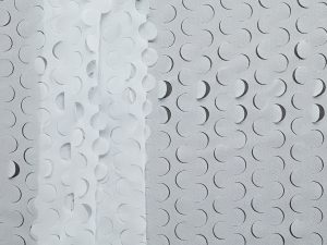 Punchout Georgette - Silver
