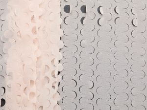 Punchout Georgette - Powder Pink
