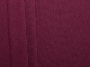 Aus Milled 100% Cotton 1x1 Ribbing - Maroon