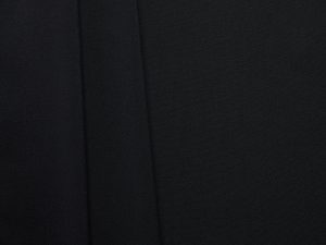 100% Wool Japanese Gaberdine Suiting - Black