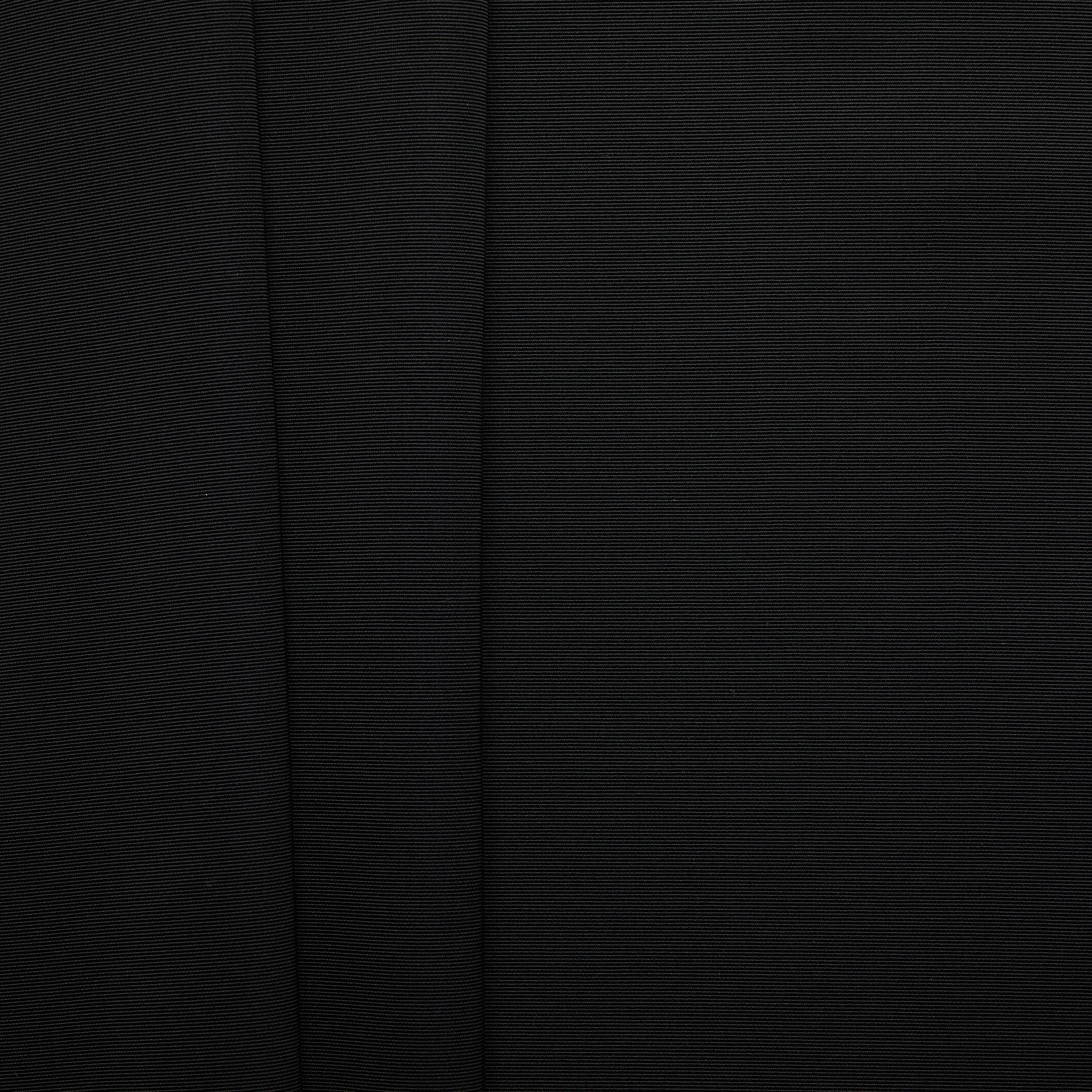 Japanese Triacetate Polyester Ottoman - Black