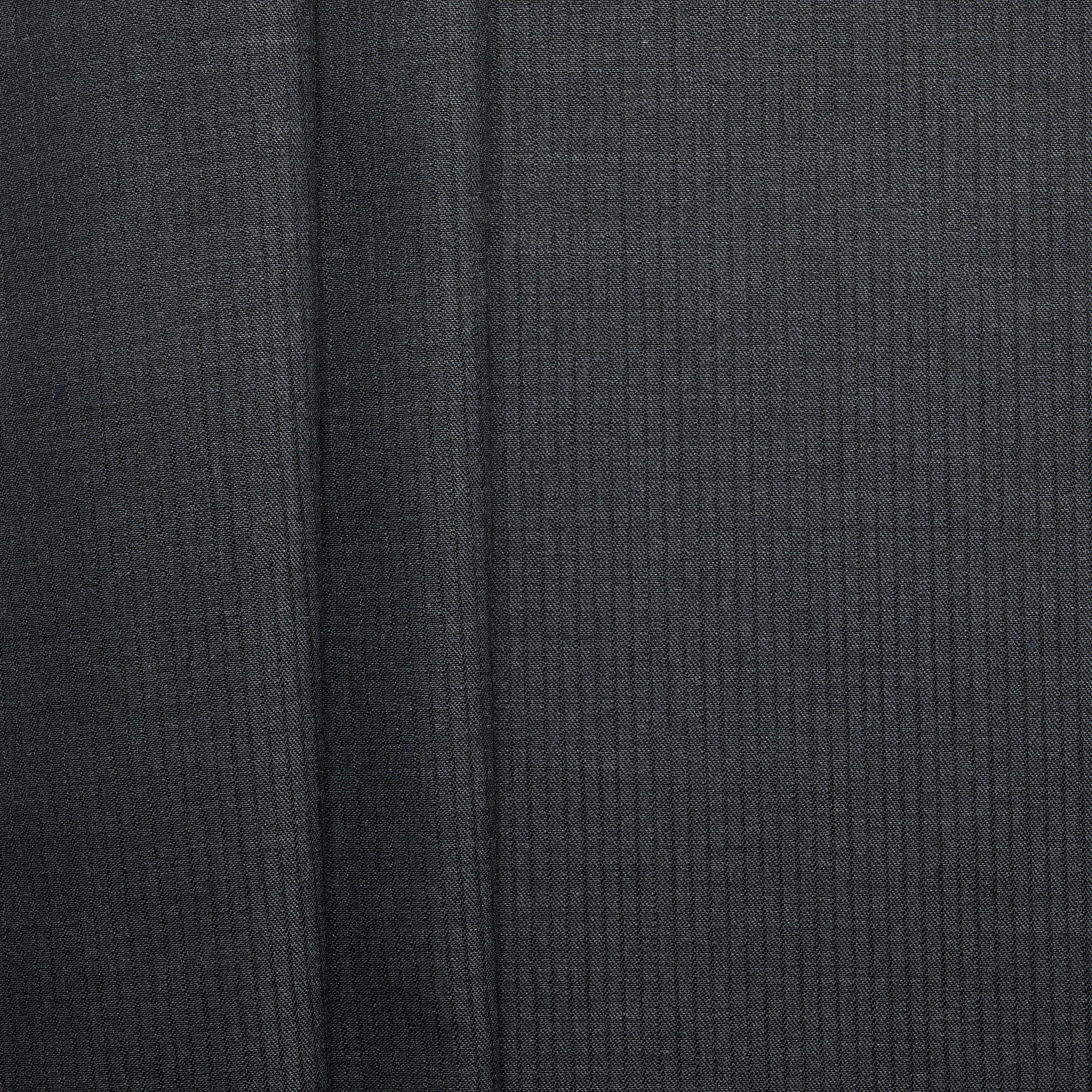 Wool Stripe Suiting - Black/ Charcoal