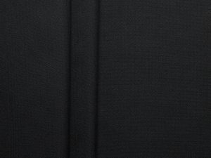 Herringbone Wool Suiting - Black