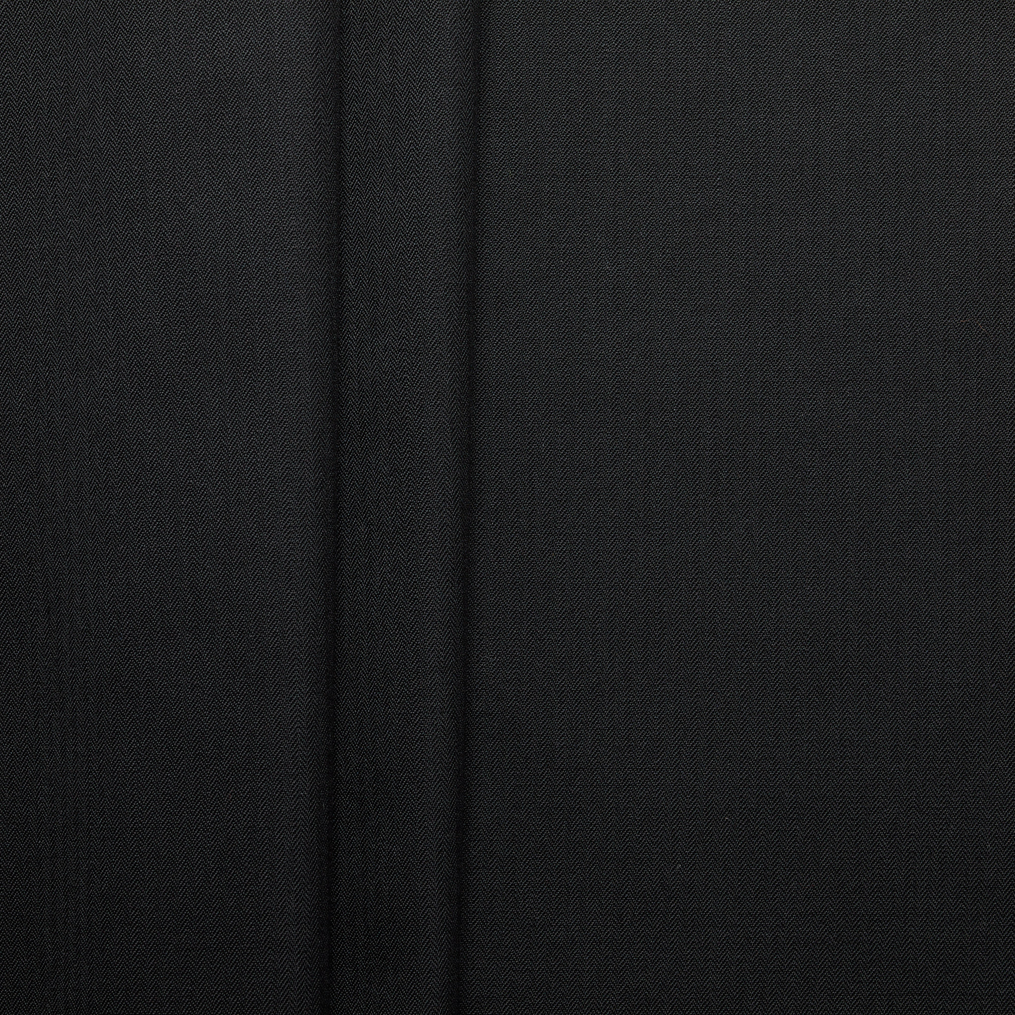Herringbone Wool Suiting - Black