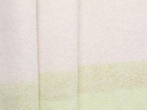 Pastel Stripe Wool Blanket - Multicolour