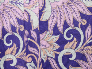 Paisley Plain Weave - Purple