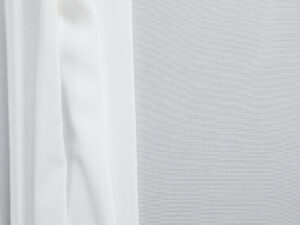 Silk Viscose Stretch - White