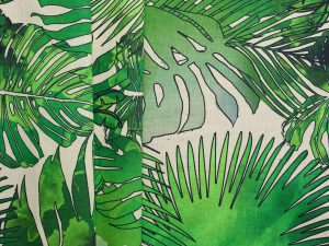 Lightweight Cotton Jungle Print - Green