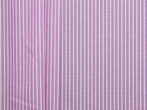 100% Cotton Stripe Shirting - Violet