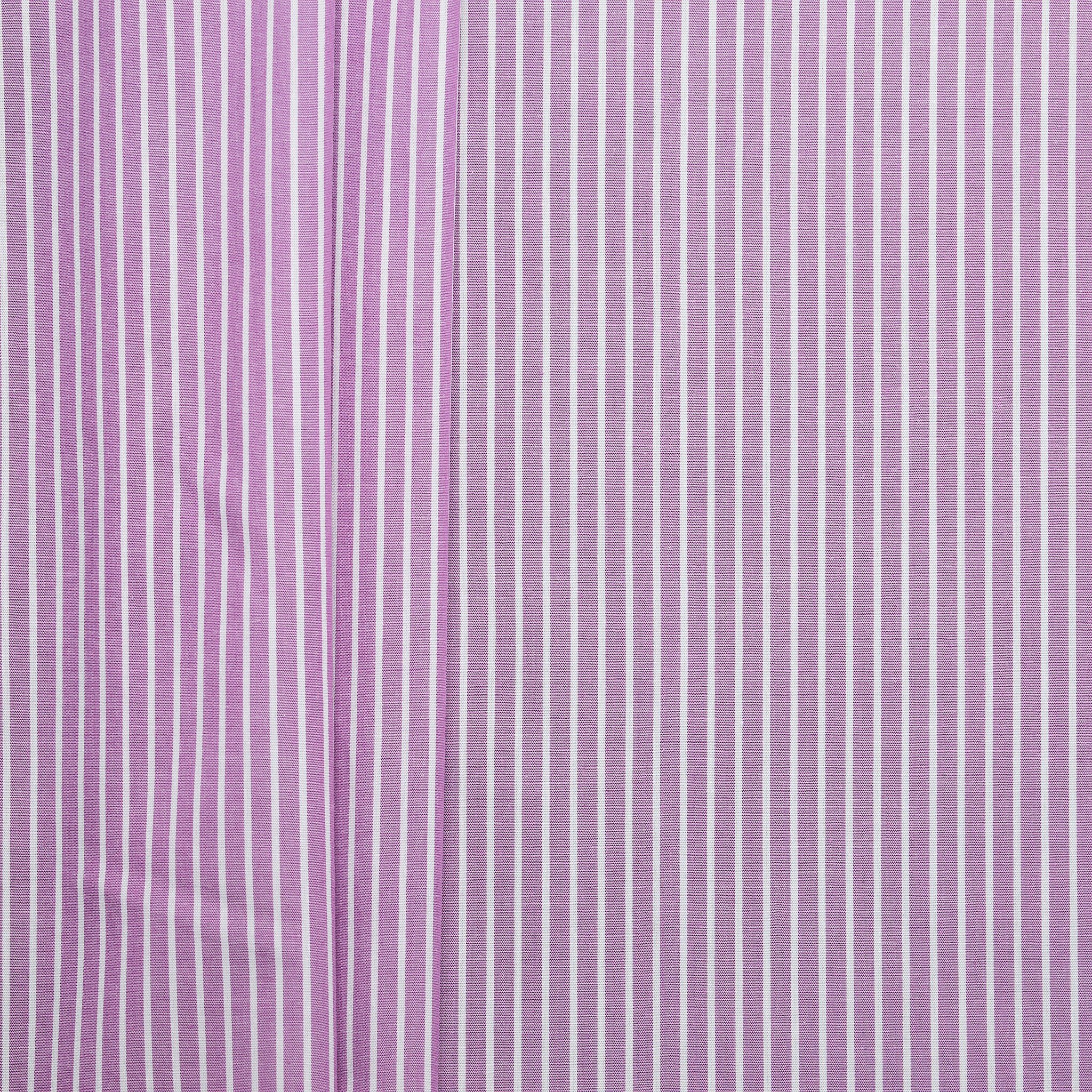 100% Cotton Stripe Shirting - Violet