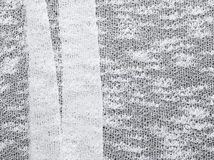 Open Boucle Knit - White