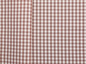 Gingham - Taffy Brown/ White