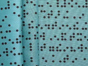 Striped Braille Jacquard - Language