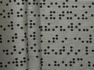 Striped Braille Jacquard - Transcript