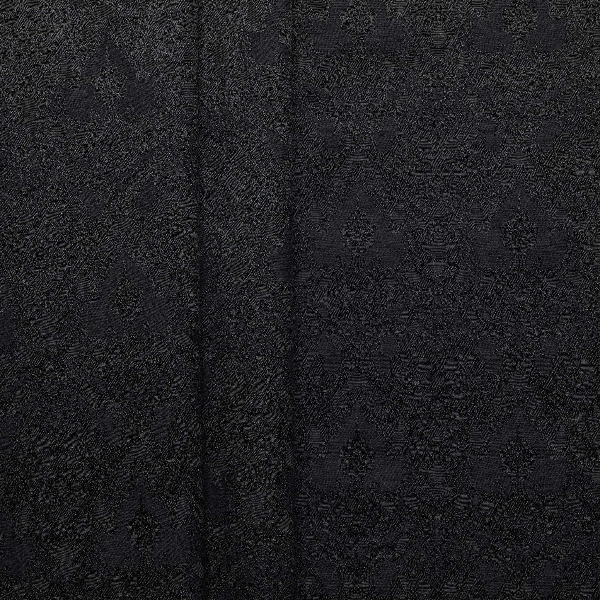 Jacquard Lace Look Stretch - Black