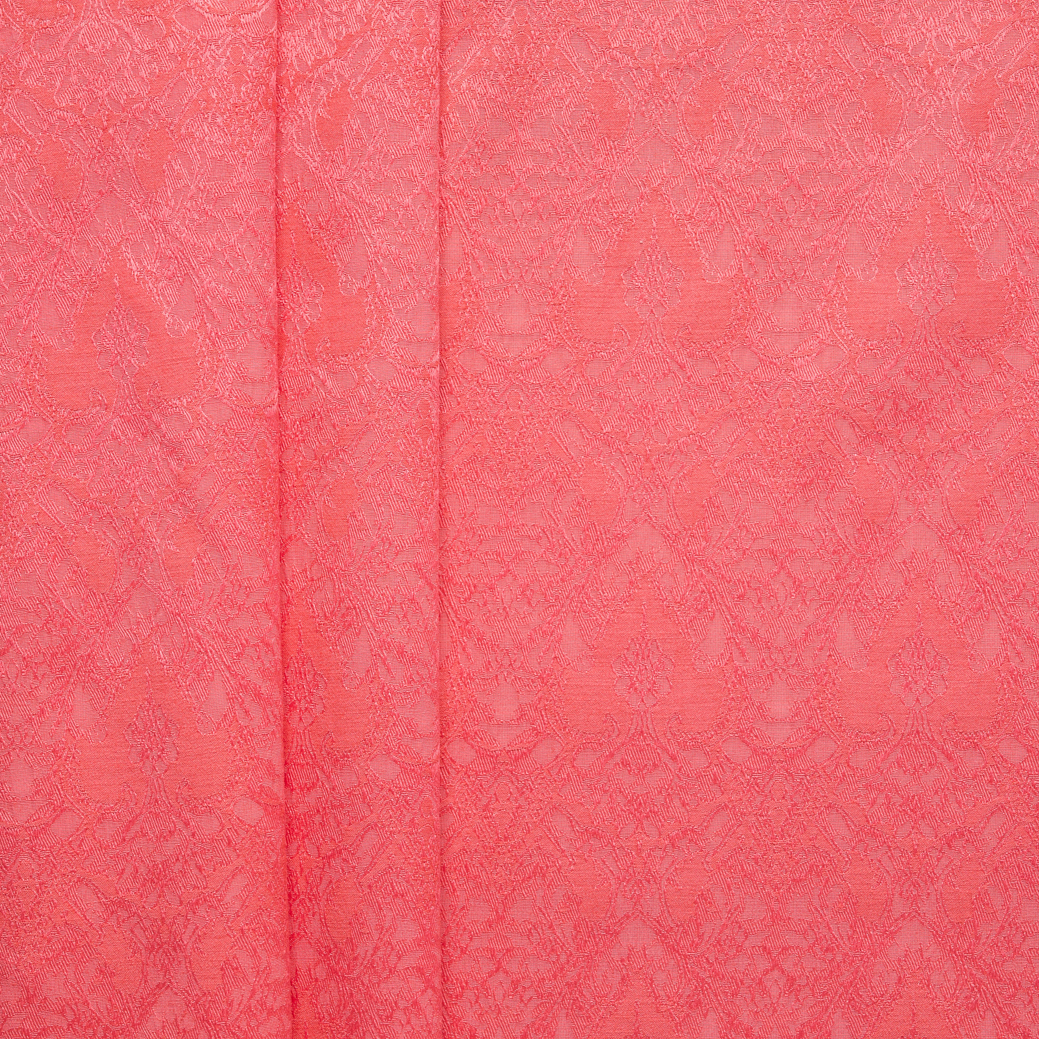 Jacquard Lace Look Stretch - Coral