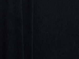 Woven Stretch Moleskin - Black