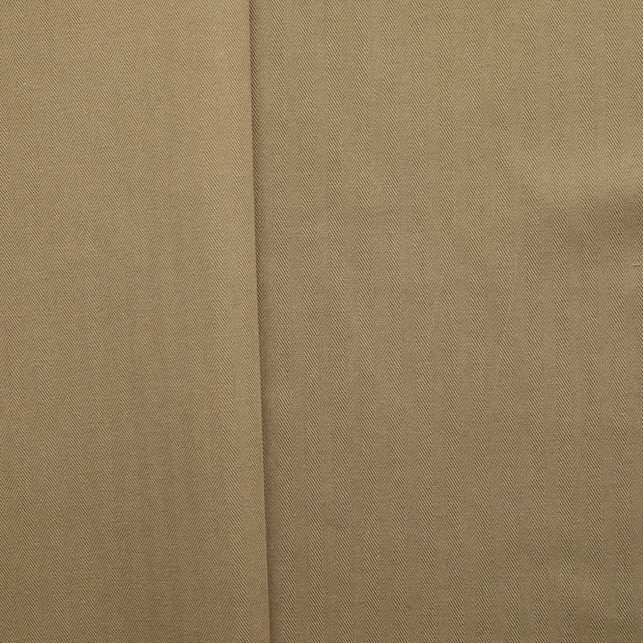 Medium Weight Herringbone Cotton - Light Brown